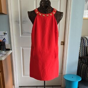 Michael Kors Vibrant Red Formal Kids Dress
